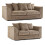 (3+2 Seater, Beige ) Jumbo Cord Scatter Back Sofas in Premium Fabric 1