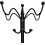Coat Rack with Black Marble Base Umbrella Rack Hallway 14 Hooks 175cm 2
