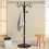 Coat Rack with Black Marble Base Umbrella Rack Hallway 14 Hooks 175cm 3