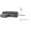 (Left Hand Corner , Grey ) Jumbo Cord Scatter Back Sofas in Premium Fabric 3