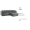 (Right Hand Corner , Grey ) Jumbo Cord Scatter Back Sofas in Premium Fabric 3