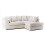 (Right Hand Corner , Cream) Jumbo Cord Scatter Back Sofas in Premium Fabric 1