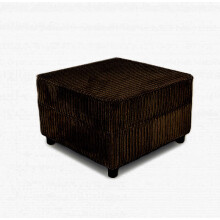 (Footstool, Brown ) Jumbo Cord Scatter Back Sofas in Premium Fabric