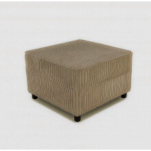 (Footstool, Beige ) Jumbo Cord Scatter Back Sofas in Premium Fabric