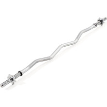 York Fitness Spinlock EZ Curl Bar - Dumbbell Bar for Weightlifting Body Building