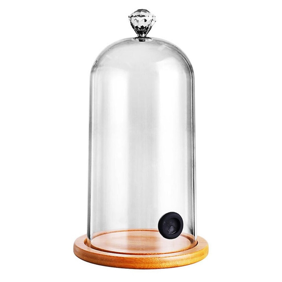 Plastic Smoking Cloche Hood Molecular Cuisine Food Dome Cover for Cocktail Cake