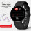(Silver) Blood Sugar ECG Heart Rhythm Bluetooth Smart Watch 5