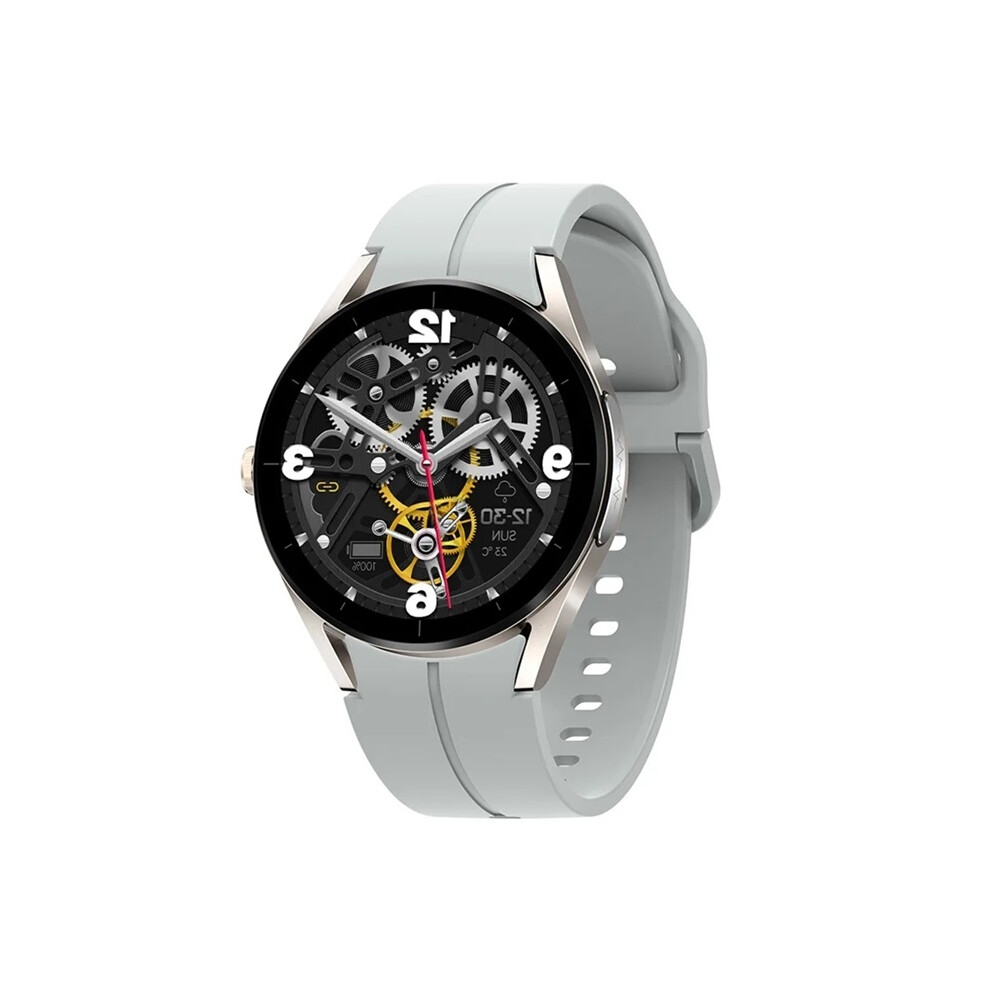 (Silver) Blood Sugar ECG Heart Rhythm Bluetooth Smart Watch