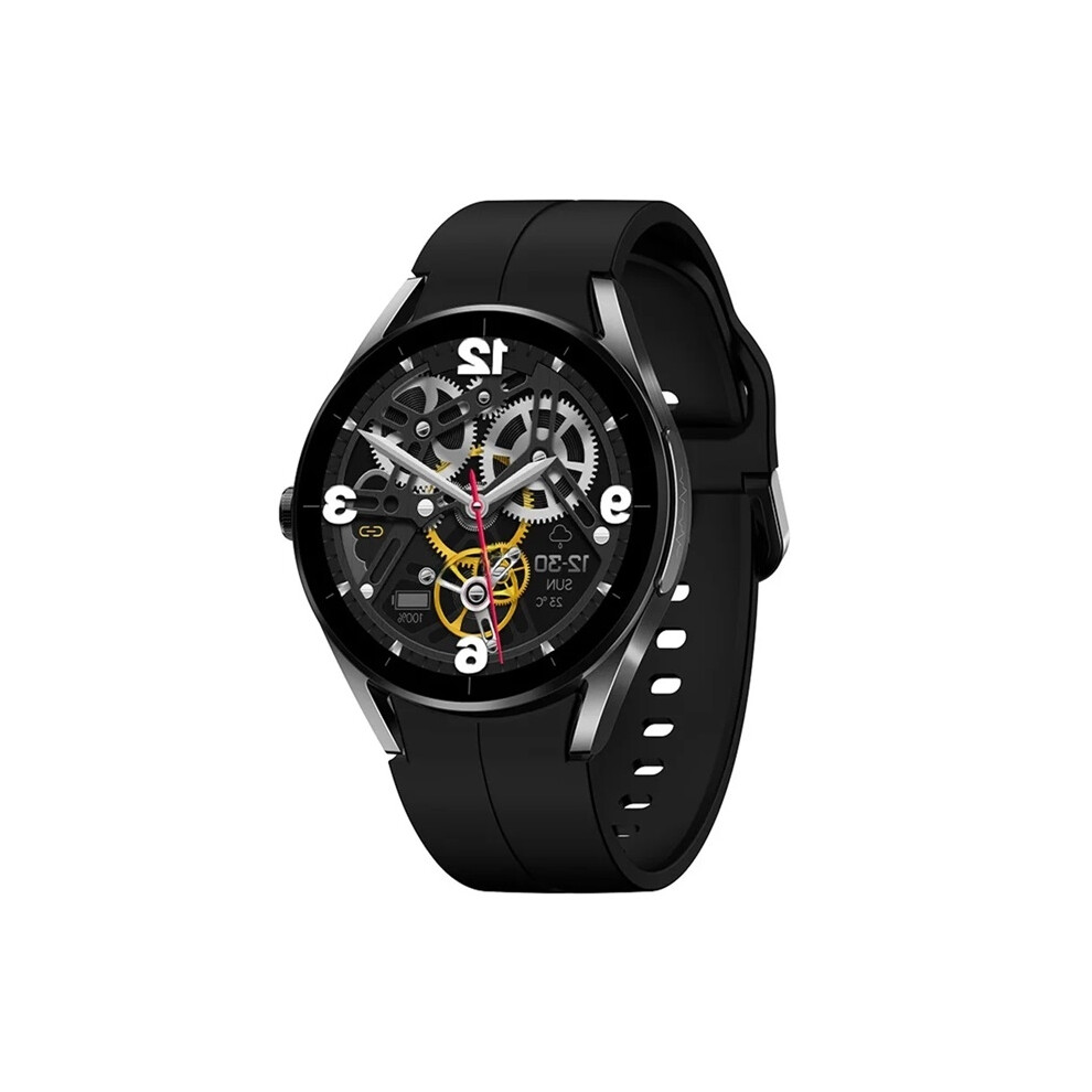 (Black) Blood Sugar ECG Heart Rhythm Bluetooth Smart Watch