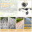 Casart Folding Baby Stroller Pushchair With Convertible Canopy Grey 7