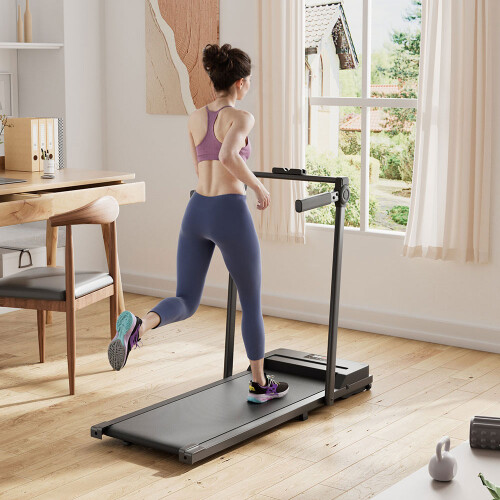 Living And Home Folding Protective Indoor Treadmill