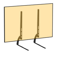 32"-70" TV Stands TV Pedestal Monitor Riser Screen Table LCD LED Flat