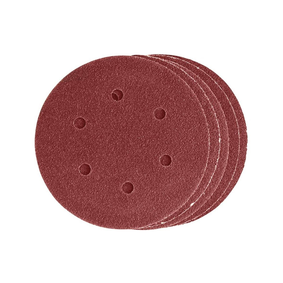 Dekton DT80704 5 Piece Hook & Loop Orbital Sanding Disc Coarse 60 Grit