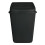 (Black) Plastic Rubbish Bin Swing Flip Top Dustbin 30L 1