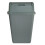 (Silver) Plastic Rubbish Bin Swing Flip Top Dustbin 30L 3