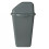 (Silver) Plastic Rubbish Bin Swing Flip Top Dustbin 30L 4