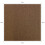 20 Teppichfliesen Sandfarbend für 5 m²| MonsterShop 10