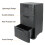 (3 Drawers) Plastic Drawers Storage Tower Unit Rattan Effect 5