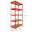 Ράφια Monster Racking Z-Rax Extra Strong Steel, Κόκκινα, Π 90 cm, Β 45 cm 5
