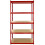 Ράφια Monster Racking Z-Rax Extra Strong Steel, Κόκκινα, Π 90 cm, Β 45 cm 2