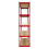 Ράφια Monster Racking Z-Rax Extra Strong Steel, Κόκκινα, Π 90 cm, Β 45 cm 3