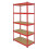 Ράφια Monster Racking Z-Rax Extra Strong Steel, Κόκκινα, Π 90 cm, Β 45 cm 4