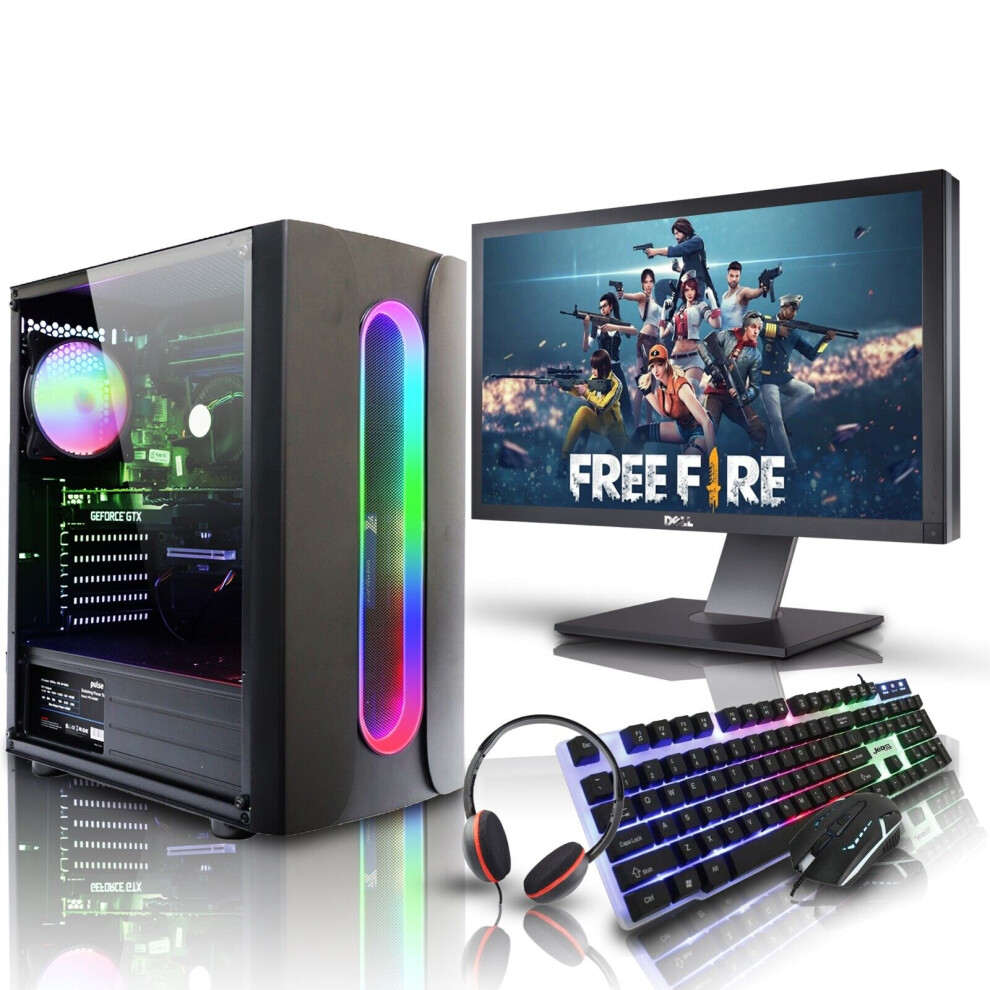 Gaming Pc Computer Bundle Intel Quad Core I5 8Gb 1Tb Hdd Gtx 1650 W10 5060936452637