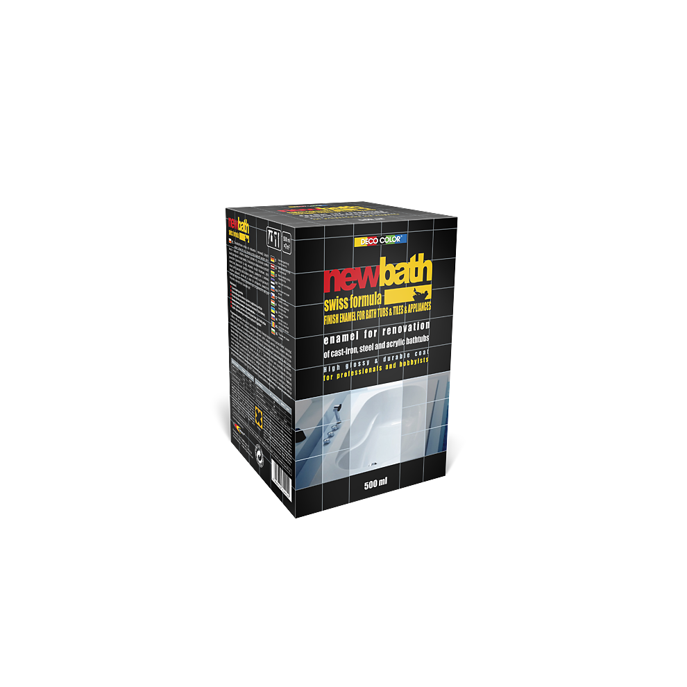 NEW BATH SWISS FORMULA 2K ENAMEL PAINT BATH REPAIR REFURBISHING