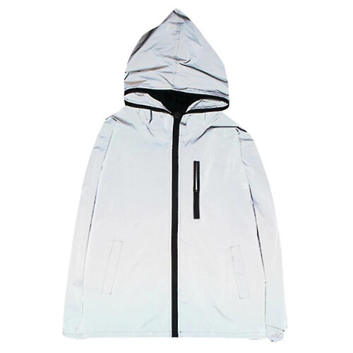 (L) Waterproof Warm Reflective Jacket High Visibility Safety Jacket Lightweight 1
