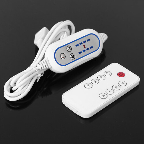 Universal Usb Remote Control Adjustable 4 Speed With 2-8 Hours Timing Function On Off Switch For Usb Fan Led Light And More 2