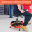 Costway 150 KG Capacity Pneumatic Rolling Mechanic Stool w/Tool Tray-Red 9