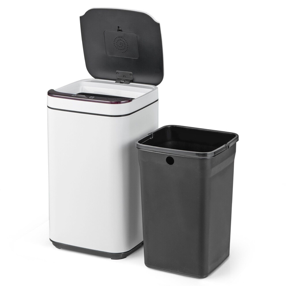 Costway Intelligent Touchless Trash Can 13L Small Smart Motion Sensor Smart Garbage Can