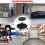 Costway 150 KG Capacity Pneumatic Rolling Mechanic Stool w/Tool Tray-Black 4