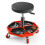 Costway 150 KG Capacity Pneumatic Rolling Mechanic Stool w/Tool Tray-Red 1