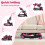 Costway 4-in-1 Baby Walker Foldable Activity Push Walker with Adjustable Height & Speed 5