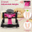 Costway 4-in-1 Baby Walker Foldable Activity Push Walker with Adjustable Height & Speed 7