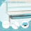 Costway Kids Study Desk Height Adjustable Children Writing Table w/ Tilt Desktop 4