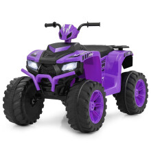 24V Kids Ride-On Electric ATV 4-Wheeler Quad Car w/Wireless Connection
