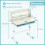 Costway Kids Study Desk Height Adjustable Children Writing Table w/ Tilt Desktop 2