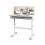 Costway Kids Study Desk Height Adjustable Children Writing Table-Grey 9