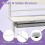 Costway Kids Study Desk Height Adjustable Children Writing Table-Grey 4