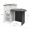 Costway Reception Desk Front Computer Table Space Saving Corner Writing Desk Workstation 2