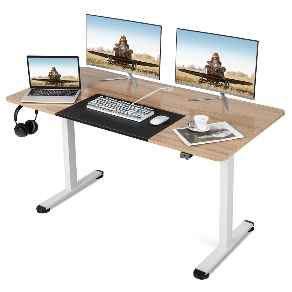 Electric Standing Desk Height Adjustable Sit to Stand Table Computer Workstation