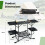 Costway Camping Kitchen Table Folding Outdoor Cooking Station w/ 4 Side Tables 2