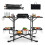 Costway Camping Kitchen Table Folding Outdoor Cooking Station w/ 4 Side Tables 9