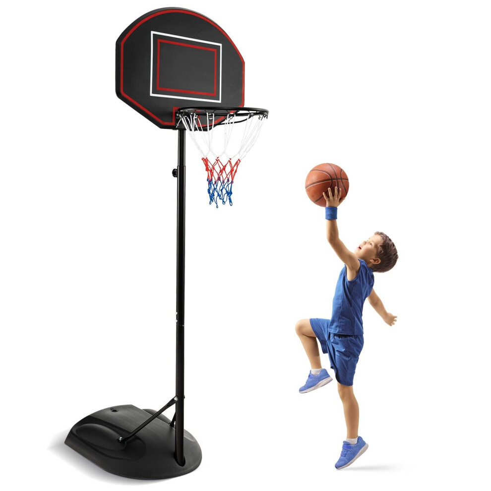 Portable Basketball Hoop Stand Adjustable Basketball Goal System Adult