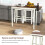 Costway 3-Piece Bar Table Set Kitchen Counter Height Pub Table W/Bar Stools Space-Saving 6