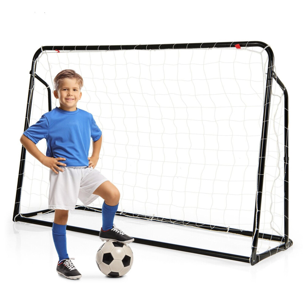 2-in-1 Kids Soccer Rebounder & Soccer Goal 6.1 x 4 Adjustable Soccer Goal