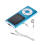 MP3 Player with Bluetooth 5.0, Music Player with 32GB TF Card,(Blue) 3