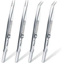 4 Pieces Precision Soldering Tweezer ESD Anti-Static Industrial